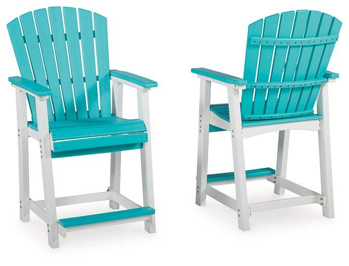 Eisely Outdoor Counter Height Bar Stool (Set of 2) - Premium Outdoor Counter Barstool from Ashley Furniture - Just $921.08! Shop now at Furniture Wholesale Plus  We are the best furniture store in Nashville, Hendersonville, Goodlettsville, Madison, Antioch, Mount Juliet, Lebanon, Gallatin, Springfield, Murfreesboro, Franklin, Brentwood