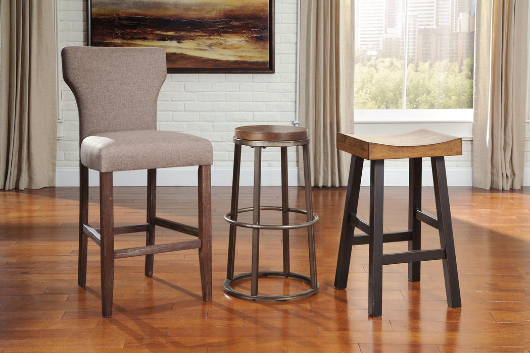 Glosco Bar Height Bar Stool - Premium Barstool from Ashley Furniture - Just $92.51! Shop now at Furniture Wholesale Plus  We are the best furniture store in Nashville, Hendersonville, Goodlettsville, Madison, Antioch, Mount Juliet, Lebanon, Gallatin, Springfield, Murfreesboro, Franklin, Brentwood