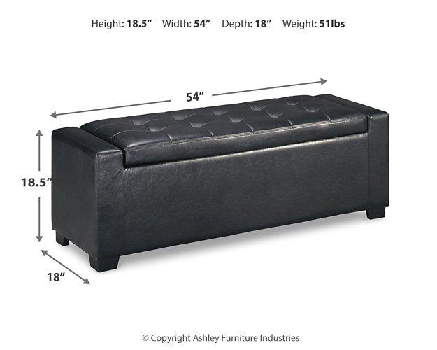 Benches Upholstered Storage Bench - Premium Bench from Ashley Furniture - Just $189.12! Shop now at Furniture Wholesale Plus  We are the best furniture store in Nashville, Hendersonville, Goodlettsville, Madison, Antioch, Mount Juliet, Lebanon, Gallatin, Springfield, Murfreesboro, Franklin, Brentwood