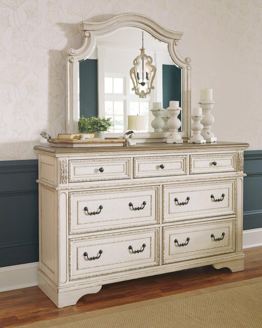 Realyn Dresser and Mirror - Premium Dresser & Mirror from Ashley Furniture - Just $828.57! Shop now at Furniture Wholesale Plus  We are the best furniture store in Nashville, Hendersonville, Goodlettsville, Madison, Antioch, Mount Juliet, Lebanon, Gallatin, Springfield, Murfreesboro, Franklin, Brentwood