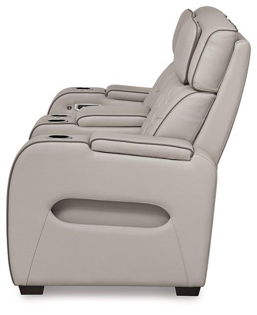 Boyington Power Reclining Loveseat with Console - Premium Loveseat from Ashley Furniture - Just $2061.17! Shop now at Furniture Wholesale Plus  We are the best furniture store in Nashville, Hendersonville, Goodlettsville, Madison, Antioch, Mount Juliet, Lebanon, Gallatin, Springfield, Murfreesboro, Franklin, Brentwood