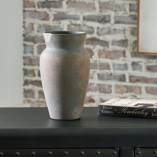 Brickmen Vase - Premium Vase from Ashley Furniture - Just $32! Shop now at Furniture Wholesale Plus  We are the best furniture store in Nashville, Hendersonville, Goodlettsville, Madison, Antioch, Mount Juliet, Lebanon, Gallatin, Springfield, Murfreesboro, Franklin, Brentwood