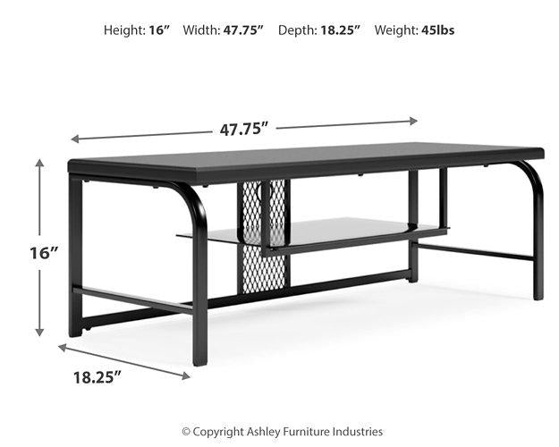 Lynxtyn 48" TV Stand - Premium TV Stand from Ashley Furniture - Just $147.77! Shop now at Furniture Wholesale Plus  We are the best furniture store in Nashville, Hendersonville, Goodlettsville, Madison, Antioch, Mount Juliet, Lebanon, Gallatin, Springfield, Murfreesboro, Franklin, Brentwood