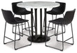 Centiar Counter Height Dining Set - Premium Barstool Set from Ashley Furniture - Just $474.62! Shop now at Furniture Wholesale Plus  We are the best furniture store in Nashville, Hendersonville, Goodlettsville, Madison, Antioch, Mount Juliet, Lebanon, Gallatin, Springfield, Murfreesboro, Franklin, Brentwood