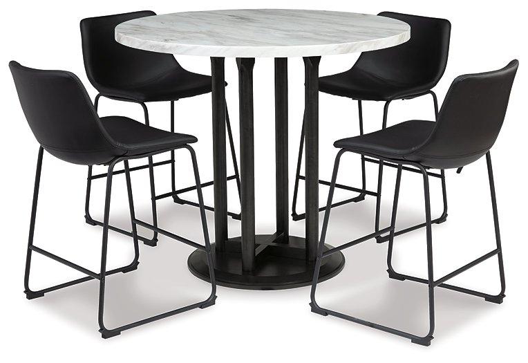 Centiar Counter Height Dining Set - Premium Barstool Set from Ashley Furniture - Just $474.62! Shop now at Furniture Wholesale Plus  We are the best furniture store in Nashville, Hendersonville, Goodlettsville, Madison, Antioch, Mount Juliet, Lebanon, Gallatin, Springfield, Murfreesboro, Franklin, Brentwood