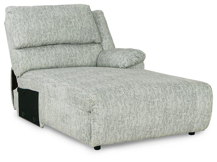 McClelland Reclining Sectional with Chaise - Premium Sectional from Ashley Furniture - Just $1521.90! Shop now at Furniture Wholesale Plus  We are the best furniture store in Nashville, Hendersonville, Goodlettsville, Madison, Antioch, Mount Juliet, Lebanon, Gallatin, Springfield, Murfreesboro, Franklin, Brentwood