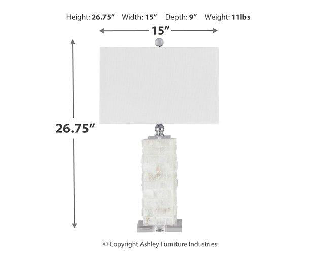 Malise Table Lamp - Premium Table Lamp from Ashley Furniture - Just $99.08! Shop now at Furniture Wholesale Plus  We are the best furniture store in Nashville, Hendersonville, Goodlettsville, Madison, Antioch, Mount Juliet, Lebanon, Gallatin, Springfield, Murfreesboro, Franklin, Brentwood