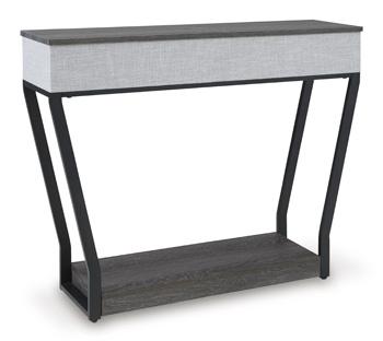 Sethlen Console Sofa Table with Speaker - Premium Table from Ashley Furniture - Just $243.84! Shop now at Furniture Wholesale Plus  We are the best furniture store in Nashville, Hendersonville, Goodlettsville, Madison, Antioch, Mount Juliet, Lebanon, Gallatin, Springfield, Murfreesboro, Franklin, Brentwood