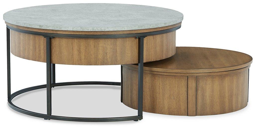 Fridley Nesting Coffee Table (Set of 2) - Premium Cocktail Table from Ashley Furniture - Just $552.79! Shop now at Furniture Wholesale Plus  We are the best furniture store in Nashville, Hendersonville, Goodlettsville, Madison, Antioch, Mount Juliet, Lebanon, Gallatin, Springfield, Murfreesboro, Franklin, Brentwood