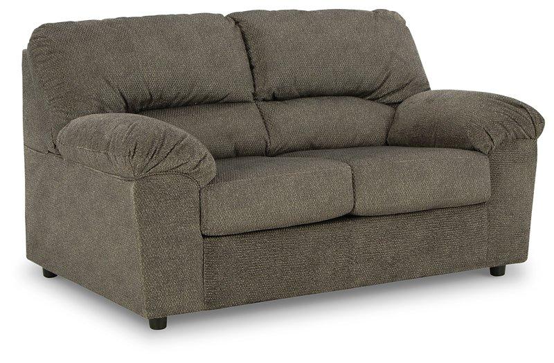 Norlou Loveseat - Premium Loveseat from Ashley Furniture - Just $439.88! Shop now at Furniture Wholesale Plus  We are the best furniture store in Nashville, Hendersonville, Goodlettsville, Madison, Antioch, Mount Juliet, Lebanon, Gallatin, Springfield, Murfreesboro, Franklin, Brentwood