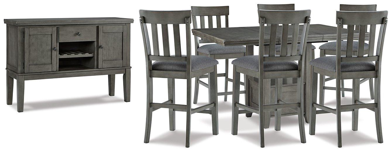 Hallanden Dining Room Set - Premium Dining Room Set from Ashley Furniture - Just $209.15! Shop now at Furniture Wholesale Plus  We are the best furniture store in Nashville, Hendersonville, Goodlettsville, Madison, Antioch, Mount Juliet, Lebanon, Gallatin, Springfield, Murfreesboro, Franklin, Brentwood