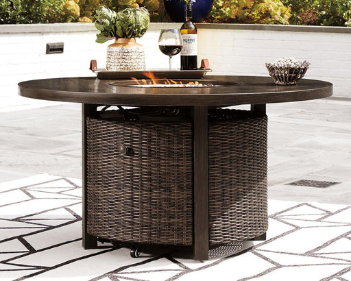 Paradise Trail Fire Pit Table - Premium Outdoor Fire Pit Table from Ashley Furniture - Just $1255.98! Shop now at Furniture Wholesale Plus  We are the best furniture store in Nashville, Hendersonville, Goodlettsville, Madison, Antioch, Mount Juliet, Lebanon, Gallatin, Springfield, Murfreesboro, Franklin, Brentwood