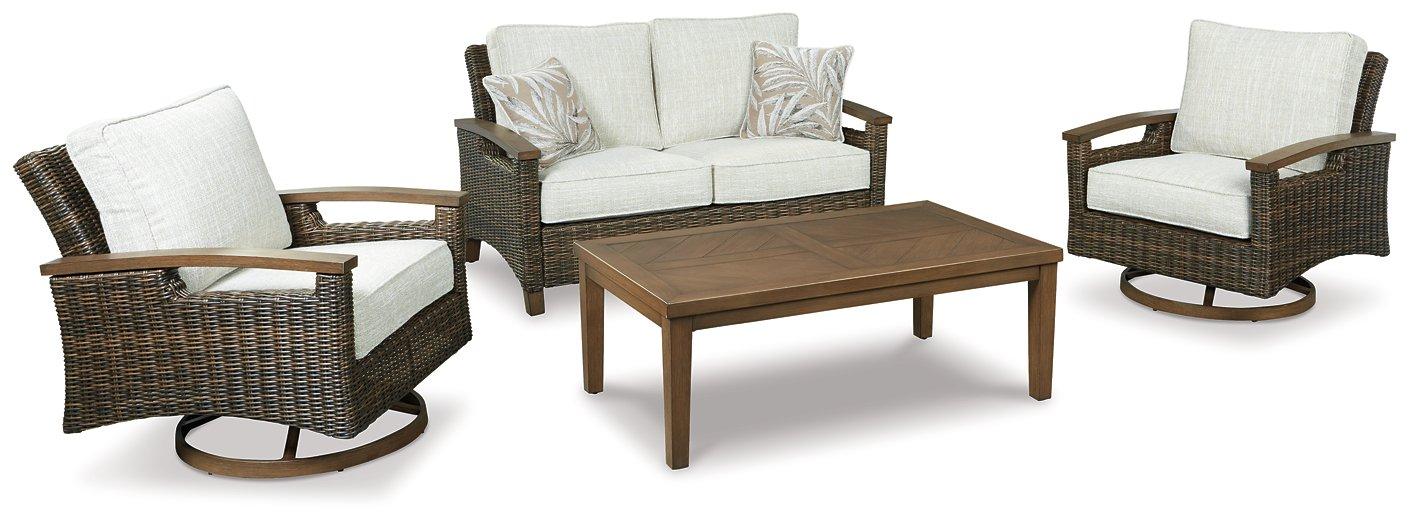 Paradise Trail Loveseat with Cushion - Premium Outdoor Seating from Ashley Furniture - Just $1007.22! Shop now at Furniture Wholesale Plus  We are the best furniture store in Nashville, Hendersonville, Goodlettsville, Madison, Antioch, Mount Juliet, Lebanon, Gallatin, Springfield, Murfreesboro, Franklin, Brentwood