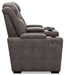 HyllMont Power Reclining Loveseat with Console - Premium Loveseat from Ashley Furniture - Just $1333.82! Shop now at Furniture Wholesale Plus  We are the best furniture store in Nashville, Hendersonville, Goodlettsville, Madison, Antioch, Mount Juliet, Lebanon, Gallatin, Springfield, Murfreesboro, Franklin, Brentwood