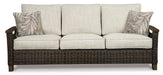 Paradise Trail Sofa with Cushion - Premium Outdoor Seating from Ashley Furniture - Just $1318.41! Shop now at Furniture Wholesale Plus  We are the best furniture store in Nashville, Hendersonville, Goodlettsville, Madison, Antioch, Mount Juliet, Lebanon, Gallatin, Springfield, Murfreesboro, Franklin, Brentwood