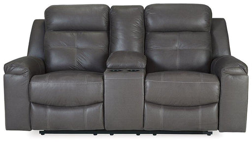 Jesolo Reclining Loveseat with Console - Premium Loveseat from Ashley Furniture - Just $698.28! Shop now at Furniture Wholesale Plus  We are the best furniture store in Nashville, Hendersonville, Goodlettsville, Madison, Antioch, Mount Juliet, Lebanon, Gallatin, Springfield, Murfreesboro, Franklin, Brentwood