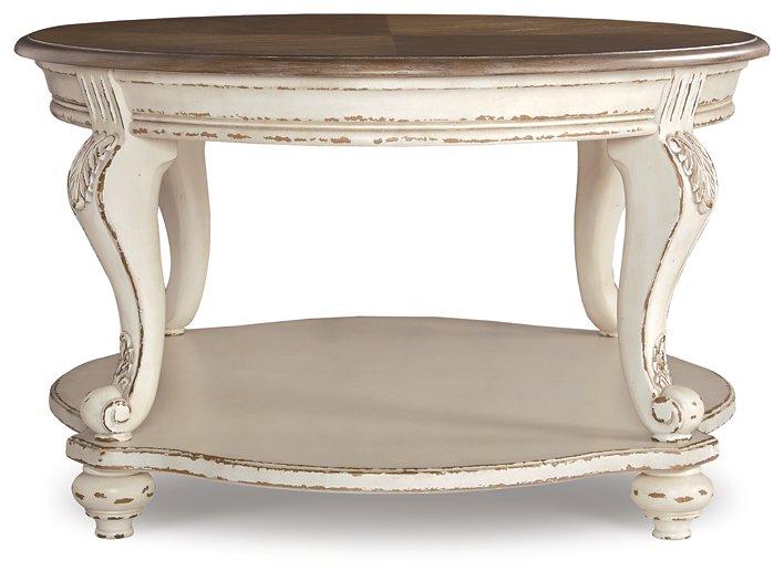 Realyn Coffee Table - Premium Cocktail Table from Ashley Furniture - Just $333.88! Shop now at Furniture Wholesale Plus  We are the best furniture store in Nashville, Hendersonville, Goodlettsville, Madison, Antioch, Mount Juliet, Lebanon, Gallatin, Springfield, Murfreesboro, Franklin, Brentwood