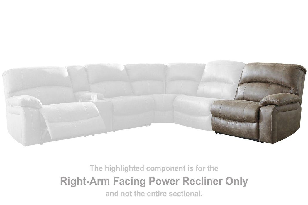 Segburg Power Reclining Sectional - Premium Sectional from Ashley Furniture - Just $1784.95! Shop now at Furniture Wholesale Plus  We are the best furniture store in Nashville, Hendersonville, Goodlettsville, Madison, Antioch, Mount Juliet, Lebanon, Gallatin, Springfield, Murfreesboro, Franklin, Brentwood