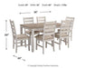 Skempton Dining Table and Chairs (Set of 7) - Premium Dining Table from Ashley Furniture - Just $663.66! Shop now at Furniture Wholesale Plus  We are the best furniture store in Nashville, Hendersonville, Goodlettsville, Madison, Antioch, Mount Juliet, Lebanon, Gallatin, Springfield, Murfreesboro, Franklin, Brentwood