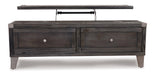 Todoe Coffee Table with Lift Top - Premium Cocktail Table Lift from Ashley Furniture - Just $515.72! Shop now at Furniture Wholesale Plus  We are the best furniture store in Nashville, Hendersonville, Goodlettsville, Madison, Antioch, Mount Juliet, Lebanon, Gallatin, Springfield, Murfreesboro, Franklin, Brentwood