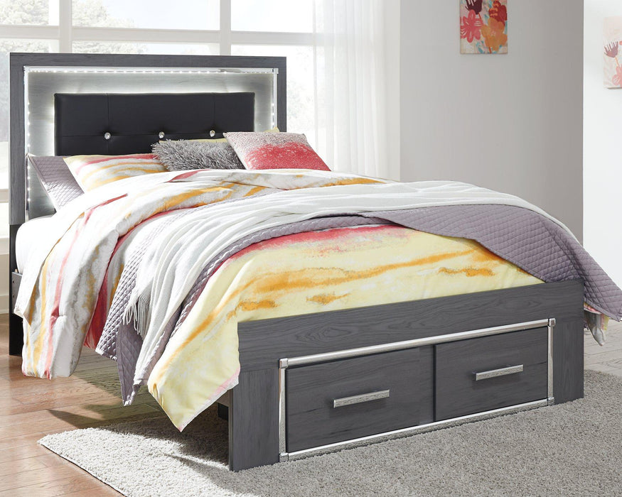 Lodanna Bed with 2 Storage Drawers - Premium Bed from Ashley Furniture - Just $591.28! Shop now at Furniture Wholesale Plus  We are the best furniture store in Nashville, Hendersonville, Goodlettsville, Madison, Antioch, Mount Juliet, Lebanon, Gallatin, Springfield, Murfreesboro, Franklin, Brentwood