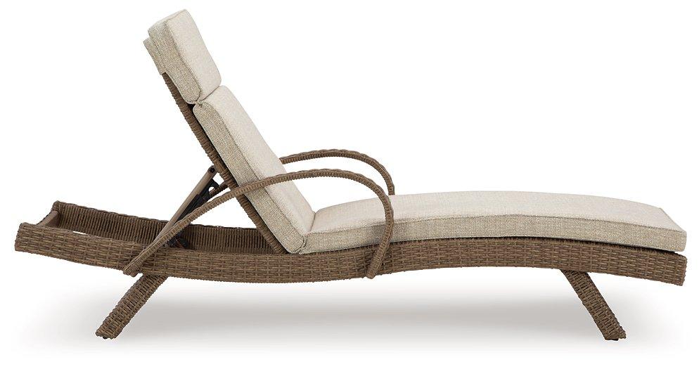 Beachcroft Outdoor Chaise Lounge with Cushion - Premium Outdoor Seating from Ashley Furniture - Just $440.06! Shop now at Furniture Wholesale Plus  We are the best furniture store in Nashville, Hendersonville, Goodlettsville, Madison, Antioch, Mount Juliet, Lebanon, Gallatin, Springfield, Murfreesboro, Franklin, Brentwood