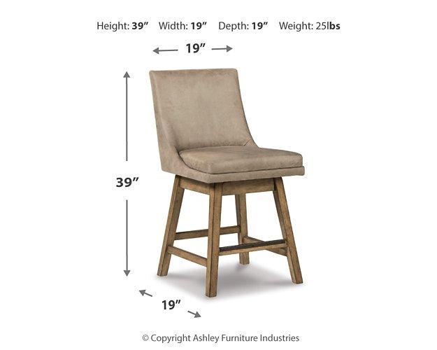 Tallenger Counter Height Bar Stool - Premium Barstool from Ashley Furniture - Just $154.86! Shop now at Furniture Wholesale Plus  We are the best furniture store in Nashville, Hendersonville, Goodlettsville, Madison, Antioch, Mount Juliet, Lebanon, Gallatin, Springfield, Murfreesboro, Franklin, Brentwood