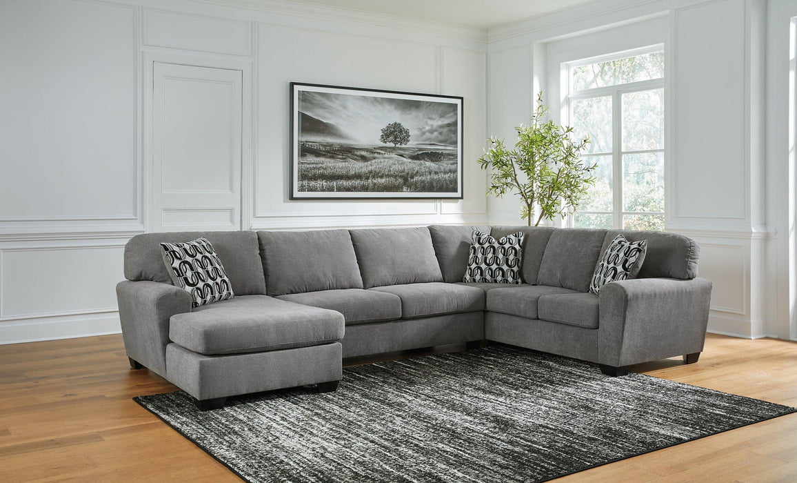 Birkdale Court Sectional with Chaise - Premium Sectional from Ashley Furniture - Just $1137.94! Shop now at Furniture Wholesale Plus  We are the best furniture store in Nashville, Hendersonville, Goodlettsville, Madison, Antioch, Mount Juliet, Lebanon, Gallatin, Springfield, Murfreesboro, Franklin, Brentwood