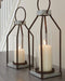 Diedrick Lantern (Set of 2) - Premium Candle Holder from Ashley Furniture - Just $53.18! Shop now at Furniture Wholesale Plus  We are the best furniture store in Nashville, Hendersonville, Goodlettsville, Madison, Antioch, Mount Juliet, Lebanon, Gallatin, Springfield, Murfreesboro, Franklin, Brentwood