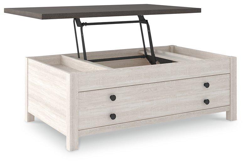 Dorrinson Coffee Table with Lift Top - Premium Cocktail Table Lift from Ashley Furniture - Just $280.92! Shop now at Furniture Wholesale Plus  We are the best furniture store in Nashville, Hendersonville, Goodlettsville, Madison, Antioch, Mount Juliet, Lebanon, Gallatin, Springfield, Murfreesboro, Franklin, Brentwood