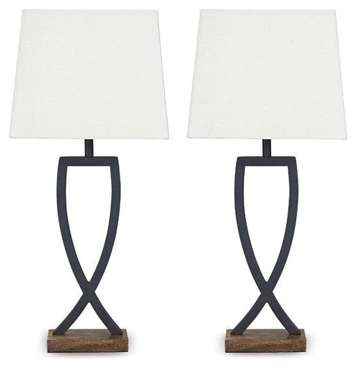 Makara Table Lamp (Set of 2) - Premium Table Lamp Pair from Ashley Furniture - Just $99.08! Shop now at Furniture Wholesale Plus  We are the best furniture store in Nashville, Hendersonville, Goodlettsville, Madison, Antioch, Mount Juliet, Lebanon, Gallatin, Springfield, Murfreesboro, Franklin, Brentwood