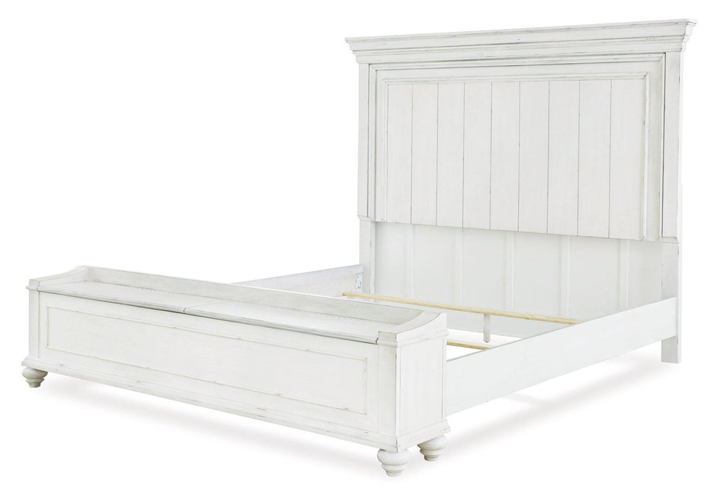 Kanwyn Bed with Storage Bench - Premium Bed from Ashley Furniture - Just $830.59! Shop now at Furniture Wholesale Plus  We are the best furniture store in Nashville, Hendersonville, Goodlettsville, Madison, Antioch, Mount Juliet, Lebanon, Gallatin, Springfield, Murfreesboro, Franklin, Brentwood