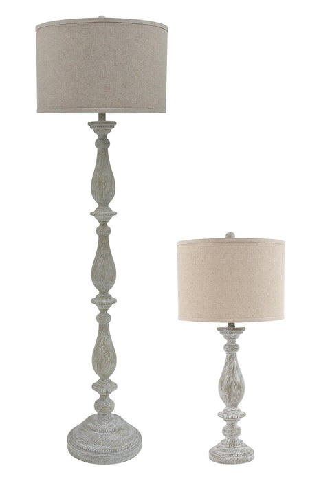 Bernadate Lamp Set - Premium Floor Lamps Set from Ashley Furniture - Just $268.78! Shop now at Furniture Wholesale Plus  We are the best furniture store in Nashville, Hendersonville, Goodlettsville, Madison, Antioch, Mount Juliet, Lebanon, Gallatin, Springfield, Murfreesboro, Franklin, Brentwood