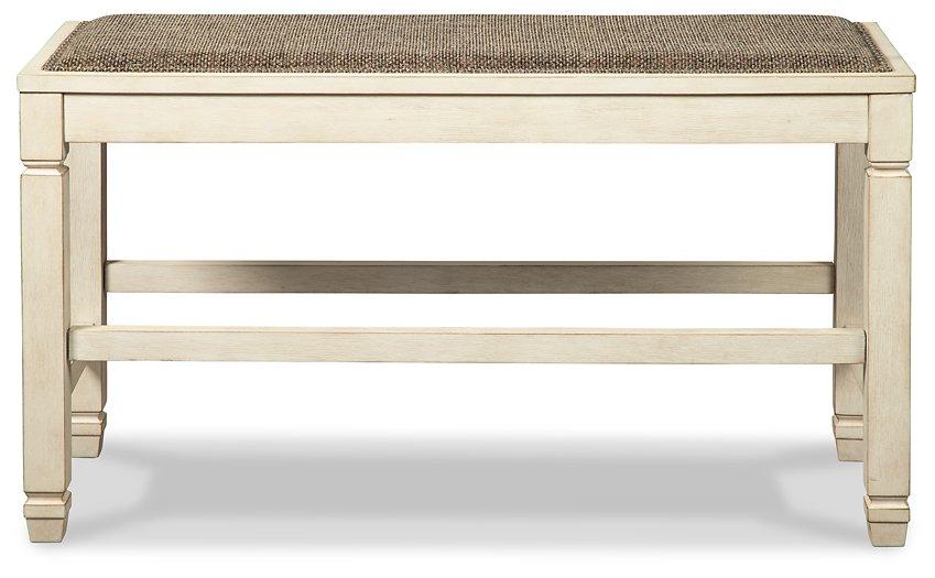 Bolanburg Counter Height Dining Bench - Premium Bench from Ashley Furniture - Just $187.04! Shop now at Furniture Wholesale Plus  We are the best furniture store in Nashville, Hendersonville, Goodlettsville, Madison, Antioch, Mount Juliet, Lebanon, Gallatin, Springfield, Murfreesboro, Franklin, Brentwood