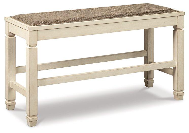 Bolanburg Counter Height Dining Bench - Premium Bench from Ashley Furniture - Just $187.04! Shop now at Furniture Wholesale Plus  We are the best furniture store in Nashville, Hendersonville, Goodlettsville, Madison, Antioch, Mount Juliet, Lebanon, Gallatin, Springfield, Murfreesboro, Franklin, Brentwood