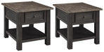 Tyler Creek End Table Set - Premium Table Set from Ashley Furniture - Just $304.09! Shop now at Furniture Wholesale Plus  We are the best furniture store in Nashville, Hendersonville, Goodlettsville, Madison, Antioch, Mount Juliet, Lebanon, Gallatin, Springfield, Murfreesboro, Franklin, Brentwood