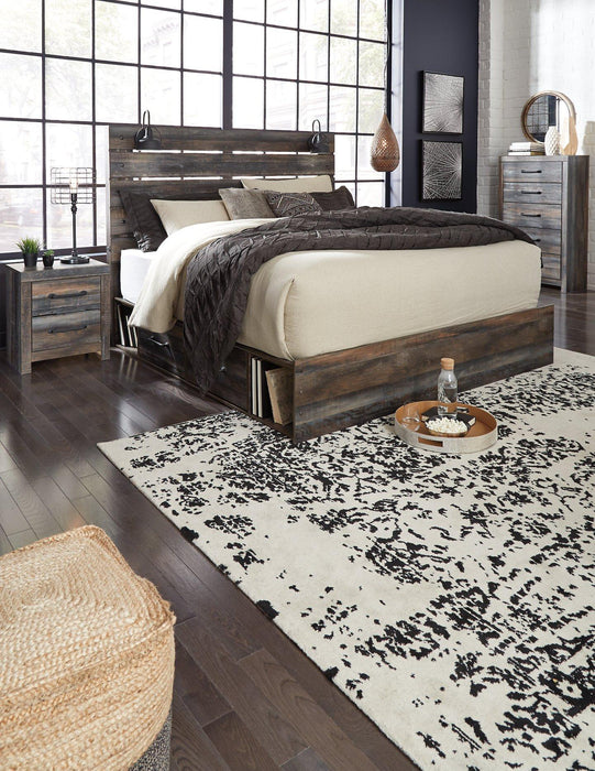 Drystan Bed with 4 Storage Drawers - Premium Bed from Ashley Furniture - Just $782.35! Shop now at Furniture Wholesale Plus  We are the best furniture store in Nashville, Hendersonville, Goodlettsville, Madison, Antioch, Mount Juliet, Lebanon, Gallatin, Springfield, Murfreesboro, Franklin, Brentwood