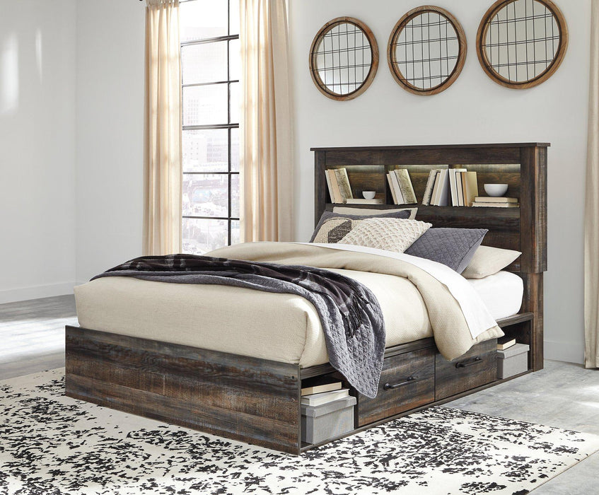 Drystan Bed with 4 Storage Drawers - Premium Bed from Ashley Furniture - Just $782.35! Shop now at Furniture Wholesale Plus  We are the best furniture store in Nashville, Hendersonville, Goodlettsville, Madison, Antioch, Mount Juliet, Lebanon, Gallatin, Springfield, Murfreesboro, Franklin, Brentwood