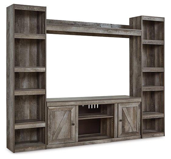 Wynnlow 4-Piece Entertainment Center - Premium Entertainment Center from Ashley Furniture - Just $448.07! Shop now at Furniture Wholesale Plus  We are the best furniture store in Nashville, Hendersonville, Goodlettsville, Madison, Antioch, Mount Juliet, Lebanon, Gallatin, Springfield, Murfreesboro, Franklin, Brentwood