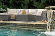 Cherry Point 4-piece Outdoor Sectional Set - Premium Outdoor Seating Set from Ashley Furniture - Just $1234.62! Shop now at Furniture Wholesale Plus  We are the best furniture store in Nashville, Hendersonville, Goodlettsville, Madison, Antioch, Mount Juliet, Lebanon, Gallatin, Springfield, Murfreesboro, Franklin, Brentwood