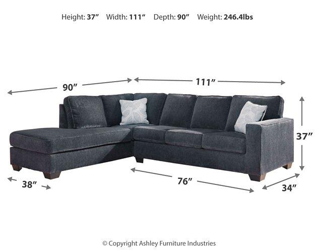 Altari 2-Piece Sectional with Chaise - Premium Sectional from Ashley Furniture - Just $961.11! Shop now at Furniture Wholesale Plus  We are the best furniture store in Nashville, Hendersonville, Goodlettsville, Madison, Antioch, Mount Juliet, Lebanon, Gallatin, Springfield, Murfreesboro, Franklin, Brentwood