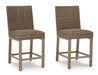 Walton Bridge Outdoor Bar Stool (Set of 2) - Premium Outdoor Barstool from Ashley Furniture - Just $663.66! Shop now at Furniture Wholesale Plus  We are the best furniture store in Nashville, Hendersonville, Goodlettsville, Madison, Antioch, Mount Juliet, Lebanon, Gallatin, Springfield, Murfreesboro, Franklin, Brentwood