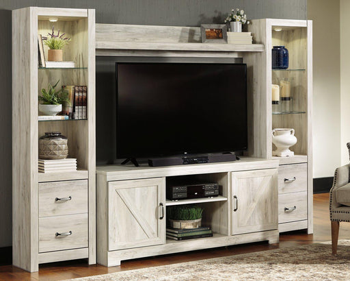 Bellaby 4-Piece Entertainment Center - Premium Entertainment Center from Ashley Furniture - Just $448.07! Shop now at Furniture Wholesale Plus  We are the best furniture store in Nashville, Hendersonville, Goodlettsville, Madison, Antioch, Mount Juliet, Lebanon, Gallatin, Springfield, Murfreesboro, Franklin, Brentwood