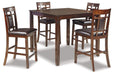 Bennox Counter Height Dining Table and Bar Stools (Set of 5) - Premium Counter Height Table from Ashley Furniture - Just $456.53! Shop now at Furniture Wholesale Plus  We are the best furniture store in Nashville, Hendersonville, Goodlettsville, Madison, Antioch, Mount Juliet, Lebanon, Gallatin, Springfield, Murfreesboro, Franklin, Brentwood