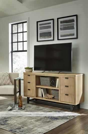 Freslowe Large TV Stand - Premium TV Stand from Ashley Furniture - Just $621.44! Shop now at Furniture Wholesale Plus  We are the best furniture store in Nashville, Hendersonville, Goodlettsville, Madison, Antioch, Mount Juliet, Lebanon, Gallatin, Springfield, Murfreesboro, Franklin, Brentwood