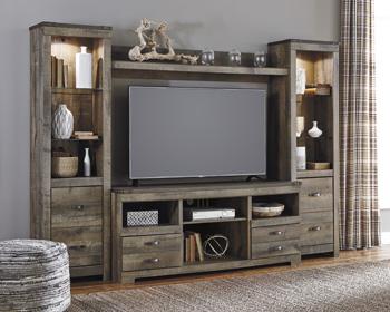 Trinell 4-Piece Entertainment Center - Premium Entertainment Center from Ashley Furniture - Just $416.29! Shop now at Furniture Wholesale Plus  We are the best furniture store in Nashville, Hendersonville, Goodlettsville, Madison, Antioch, Mount Juliet, Lebanon, Gallatin, Springfield, Murfreesboro, Franklin, Brentwood