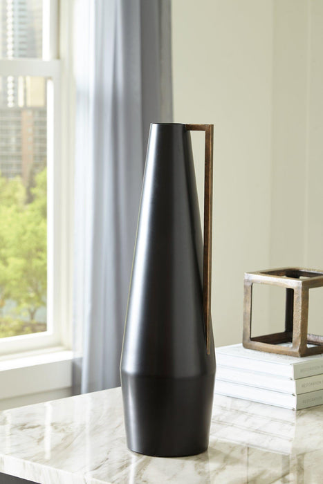 Pouderbell Vase - Premium Vase from Ashley Furniture - Just $35.53! Shop now at Furniture Wholesale Plus  We are the best furniture store in Nashville, Hendersonville, Goodlettsville, Madison, Antioch, Mount Juliet, Lebanon, Gallatin, Springfield, Murfreesboro, Franklin, Brentwood