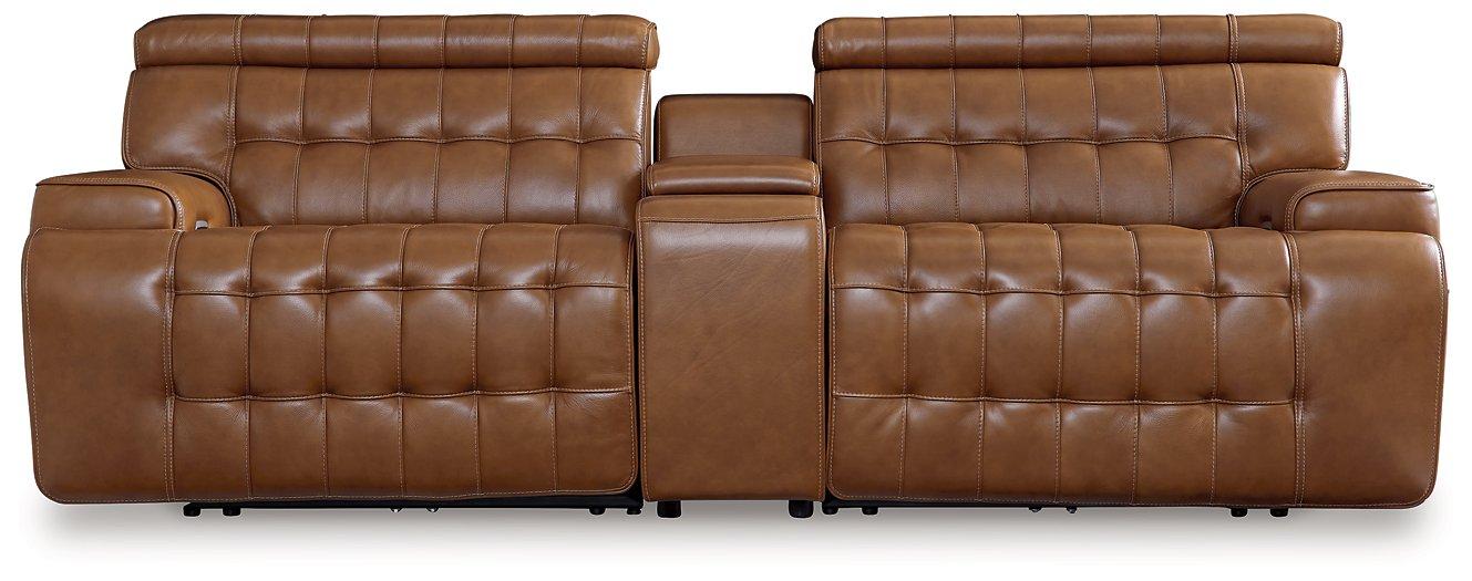 Temmpton Power Reclining Sectional Loveseat with Console - Premium Sectional from Ashley Furniture - Just $2365.29! Shop now at Furniture Wholesale Plus  We are the best furniture store in Nashville, Hendersonville, Goodlettsville, Madison, Antioch, Mount Juliet, Lebanon, Gallatin, Springfield, Murfreesboro, Franklin, Brentwood