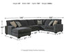 Tracling 3-Piece Sectional with Chaise - Premium Sectional from Ashley Furniture - Just $1662.26! Shop now at Furniture Wholesale Plus  We are the best furniture store in Nashville, Hendersonville, Goodlettsville, Madison, Antioch, Mount Juliet, Lebanon, Gallatin, Springfield, Murfreesboro, Franklin, Brentwood