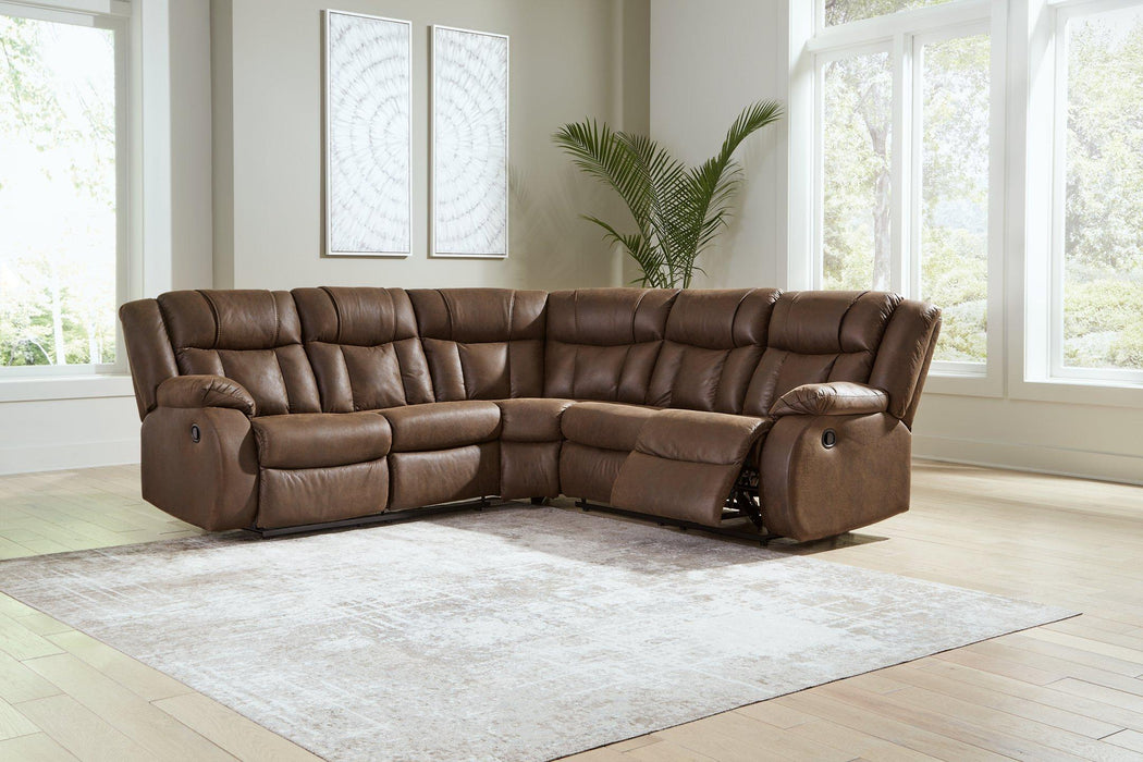 Trail Boys 2-Piece Reclining Sectional - Premium Sectional from Ashley Furniture - Just $1442.95! Shop now at Furniture Wholesale Plus  We are the best furniture store in Nashville, Hendersonville, Goodlettsville, Madison, Antioch, Mount Juliet, Lebanon, Gallatin, Springfield, Murfreesboro, Franklin, Brentwood